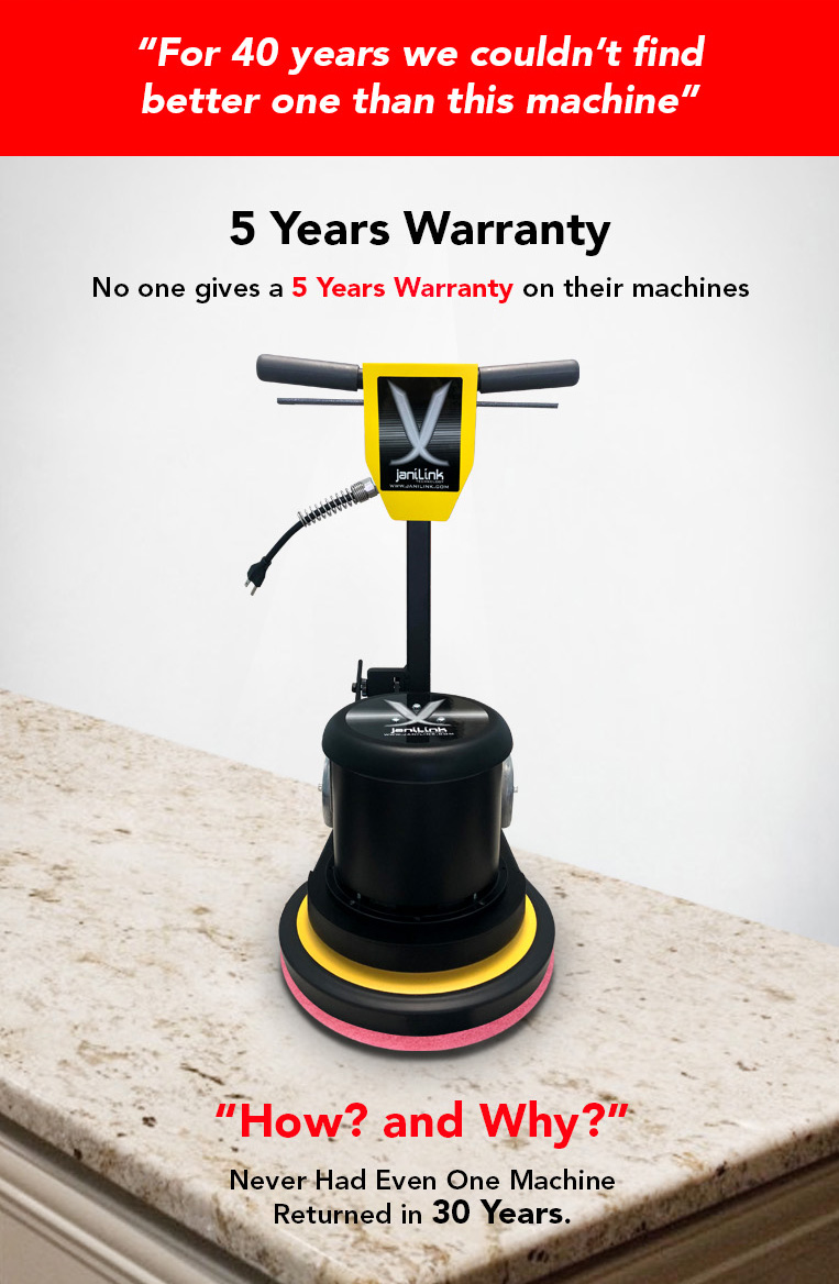 5 years warranty.